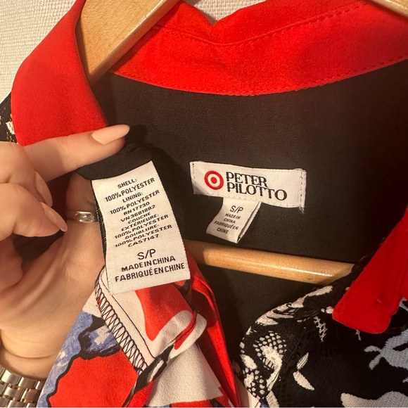 Peter Pilotto for Target Shirt Dress Button Front Sleeveless Size Small - Picture 13 of 15